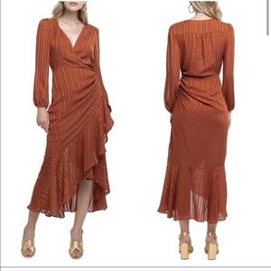 ASTR NWT Rust Ruffle Mermaid Dress